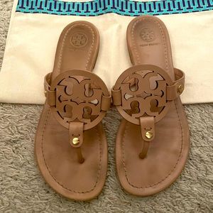 Tory Burch miller flat sandals size 6.5